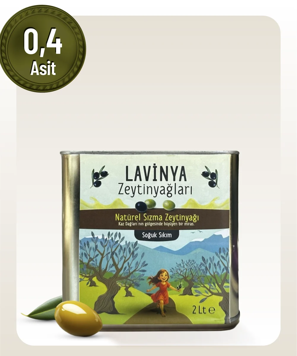 Lavinya Natural Sızma Zeytinyağı 2 lt 0,4 Asit