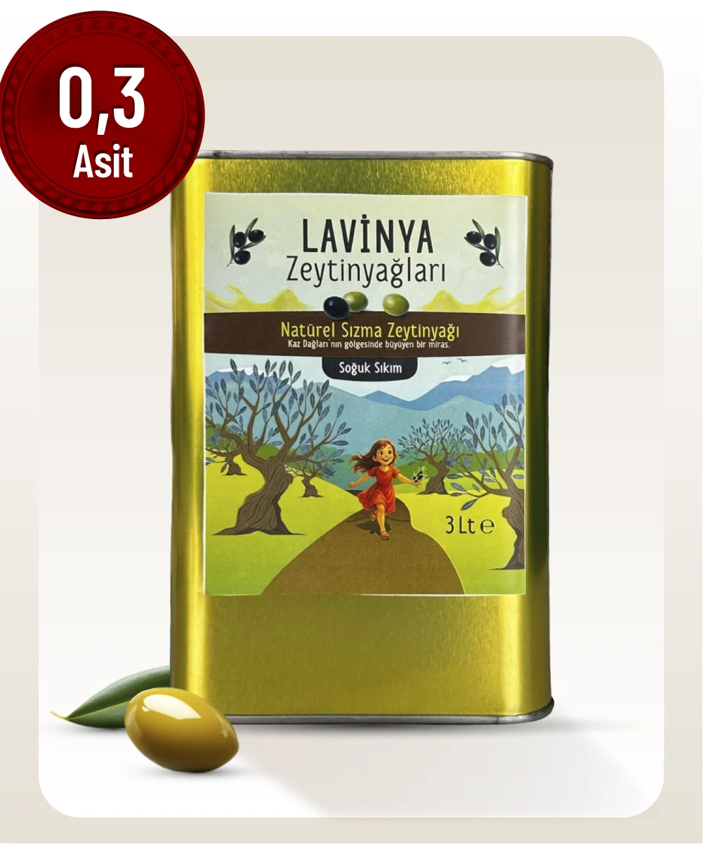 Lavinya Natural Sızma Zeytinyağı 3 lt