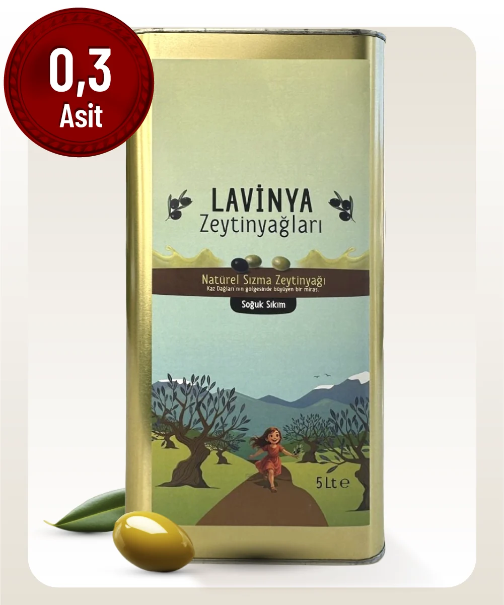 Lavinya Natural Sızma Zeytinyağı 5 lt