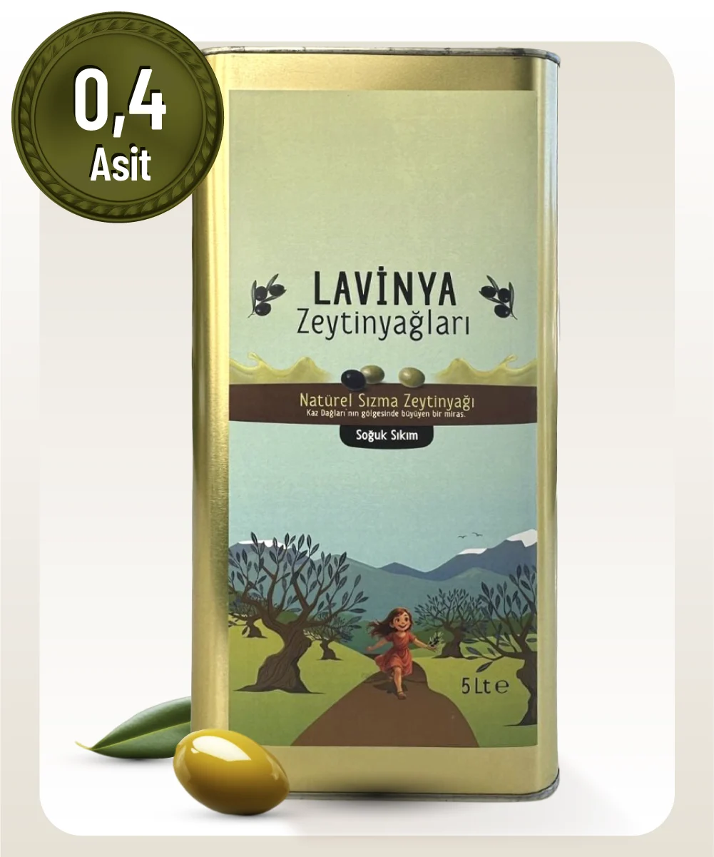 Lavinya Natural Sızma Zeytinyağı 5 lt 0i4 Asit